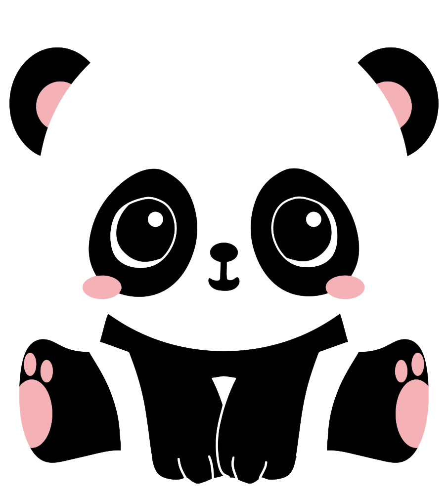 Onlinelabels Clip Art Adorable Panda Riset 